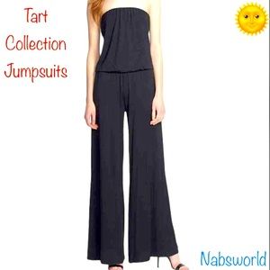 BRAND NEW/NWT: TART COLLECTIONS BLACK STRAPLESS WIDE LEG JUMPSUIT! 🌞